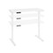 Bestar Bestar Viva 48W x 24D Electric Standing Desk in white 19857-000017 - alternate 8